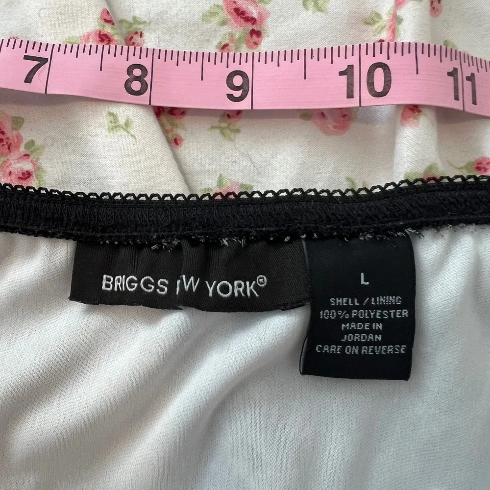 vintage black & white lace patterned ruffle midi‎ skirt
